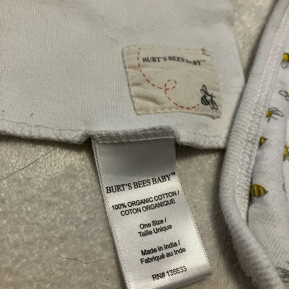 Burt’s Bee set-burp cloth and bib